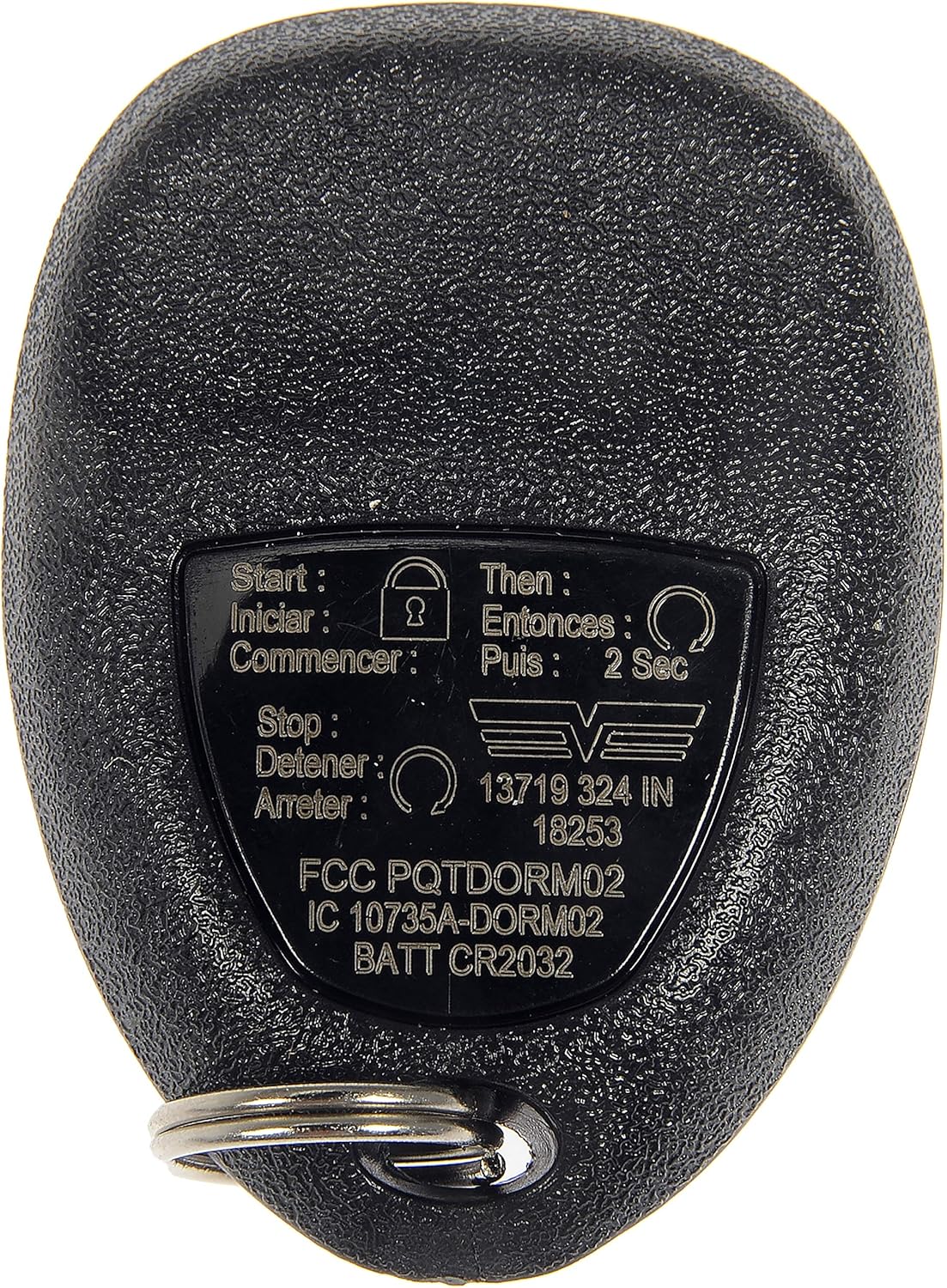 Keyless Entry Remote 4 Button Pack of 2 U87930