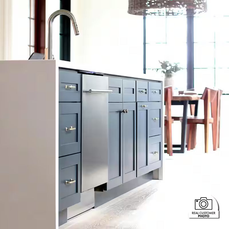 24 in. Compact Dishwasher with 2 Racks in Stainless Steel W63906