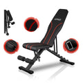 Adjustable Weight Bench 660lbs Capacity Foldable B199415