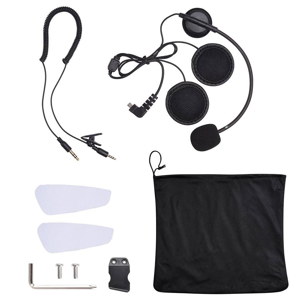 Bluetooth Motorbike Helmet Full Face with Headset Intercom MP3 FM C7722