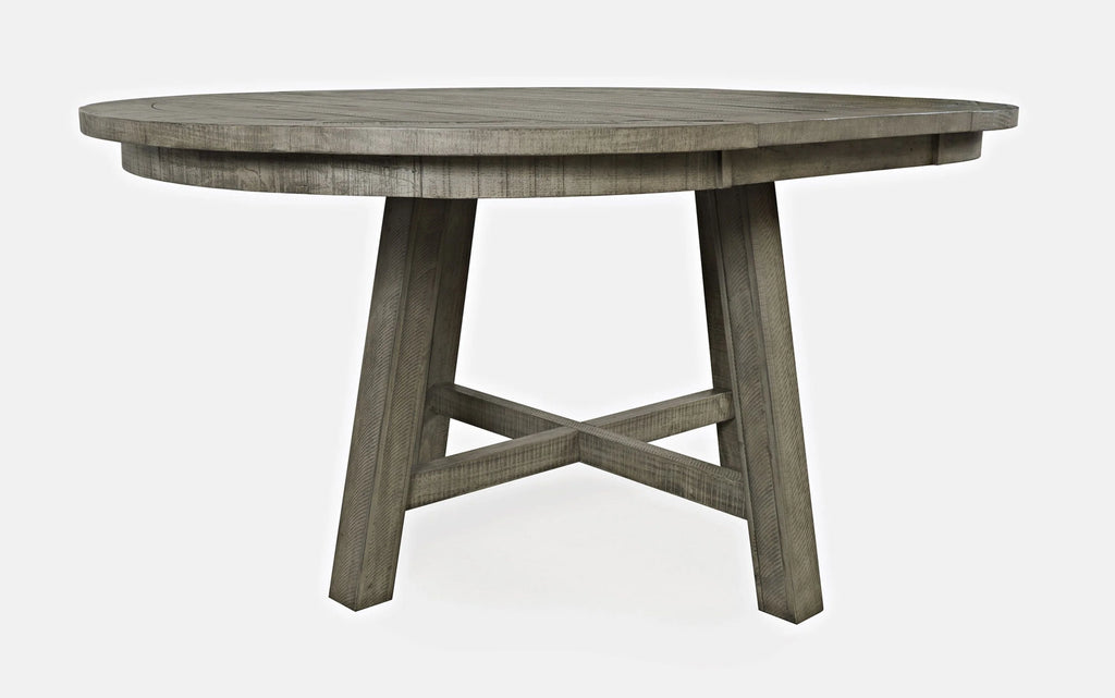 Five Piece Counter Height Dining Table Set with Cross Back Stools V94589