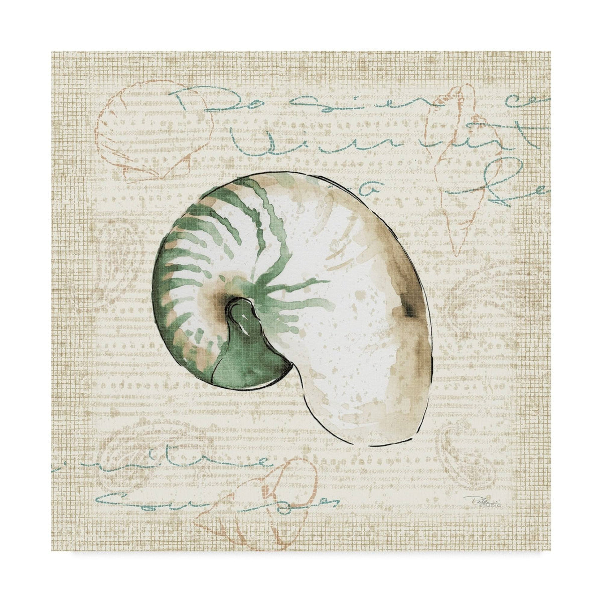 Ocean Prints III Canvas Art O422958