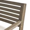 Acacia Wood Dining Chairs with Cushion, Set of 2 P972
