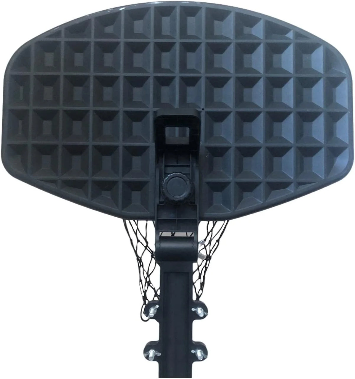 Basketball Hoop for Trampoline Backboard Toy Outdoor Sports Frame Attachment for Curved Pole F2362