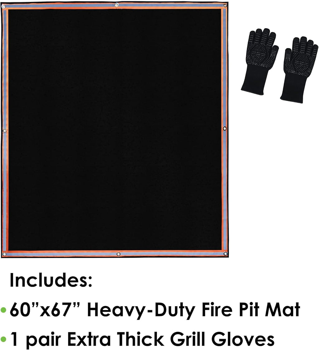 Fireproof 3 Layer Fire Pit Mat G173