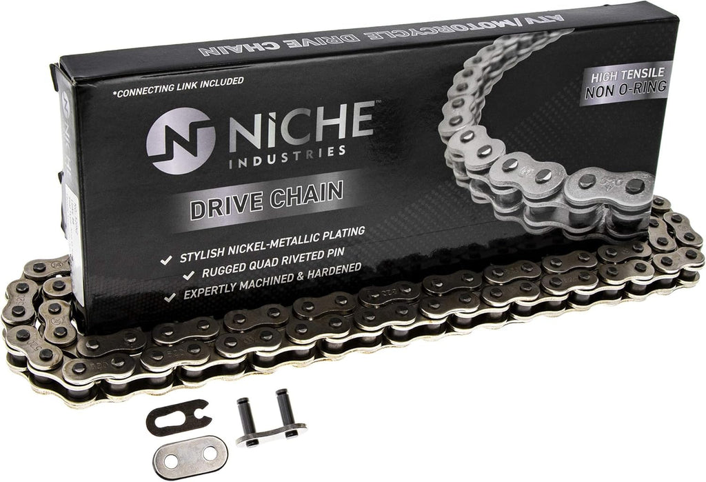 Drive Sprocket Chain Combo Front 13 Rear 51 Tooth 520NZ Standard 114 Links E37694