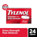 Extra Strength Caplets with 500 mg Acetaminophen, 24 Ct E27642