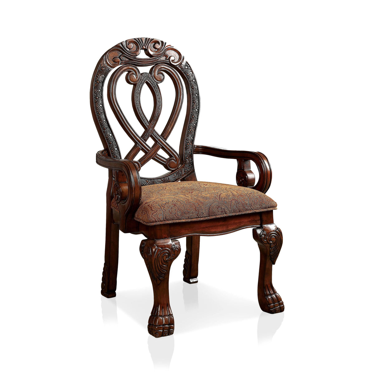 Formal Fabric Arm Chairs (Set of 2) S994058