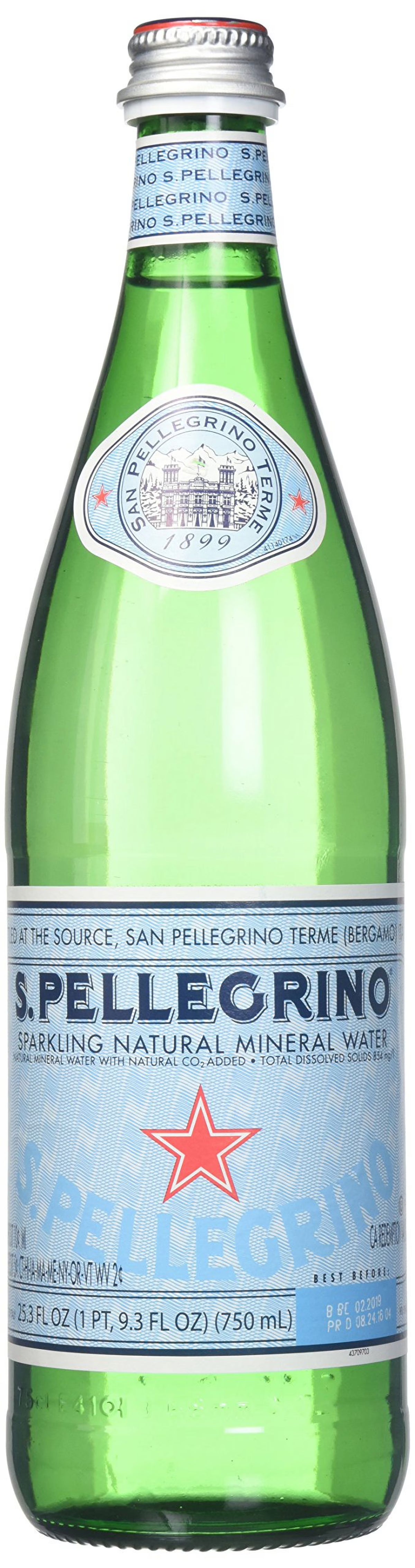 Sparkling Natural Mineral Water, 25.3 Fluid Ounce (Pack Of 12) V518085