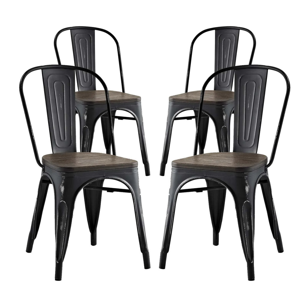 Bamboo Dining Side Chair Set of 4 M502