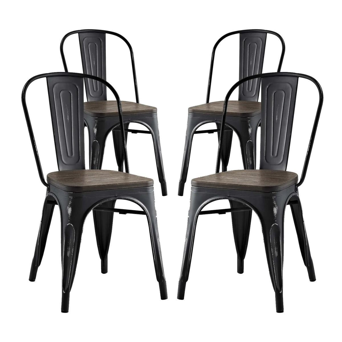 Bamboo Dining Side Chair Set of 4 M502