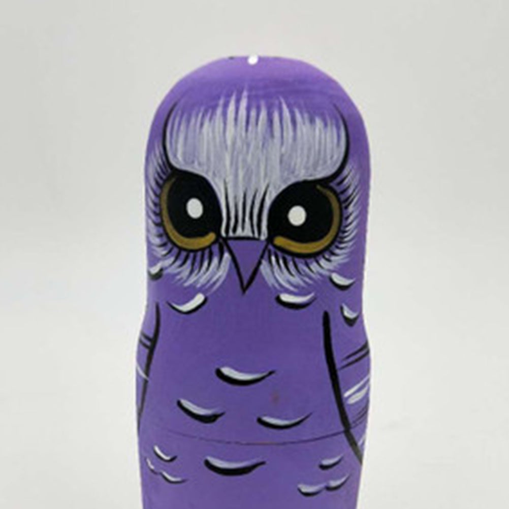 Bamboo Wooden Owl Home Decoration Toy U1844