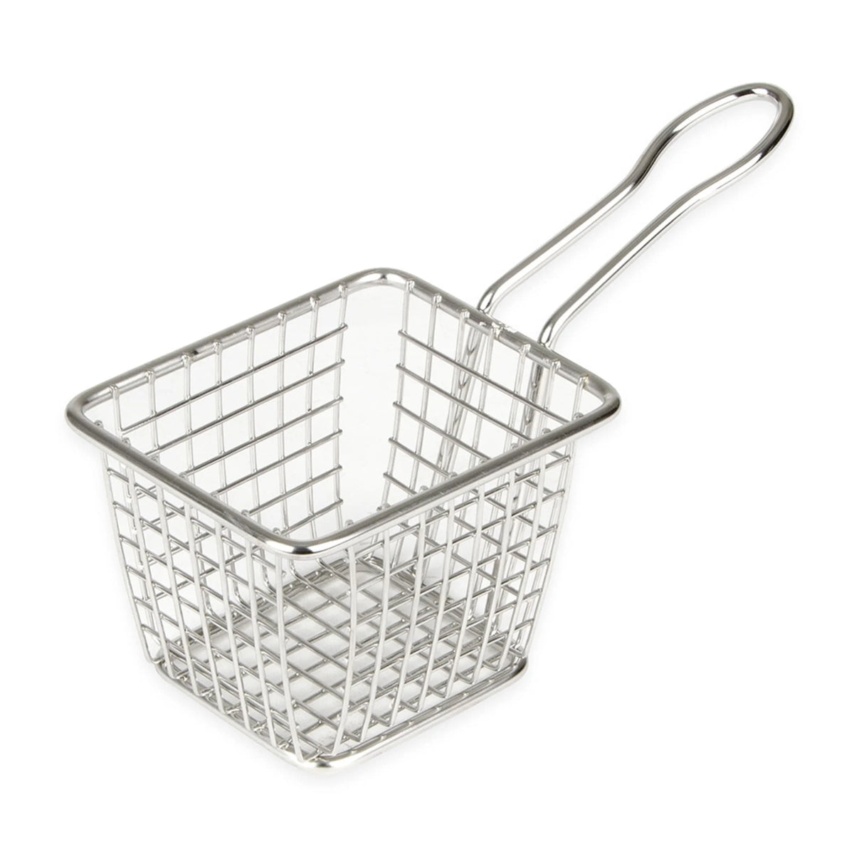 4" Mini Rectangular Stainless Fry Basket H724495