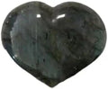 2 lb Labradorite Heart Natural Healing Crystal Worry Stone H2771
