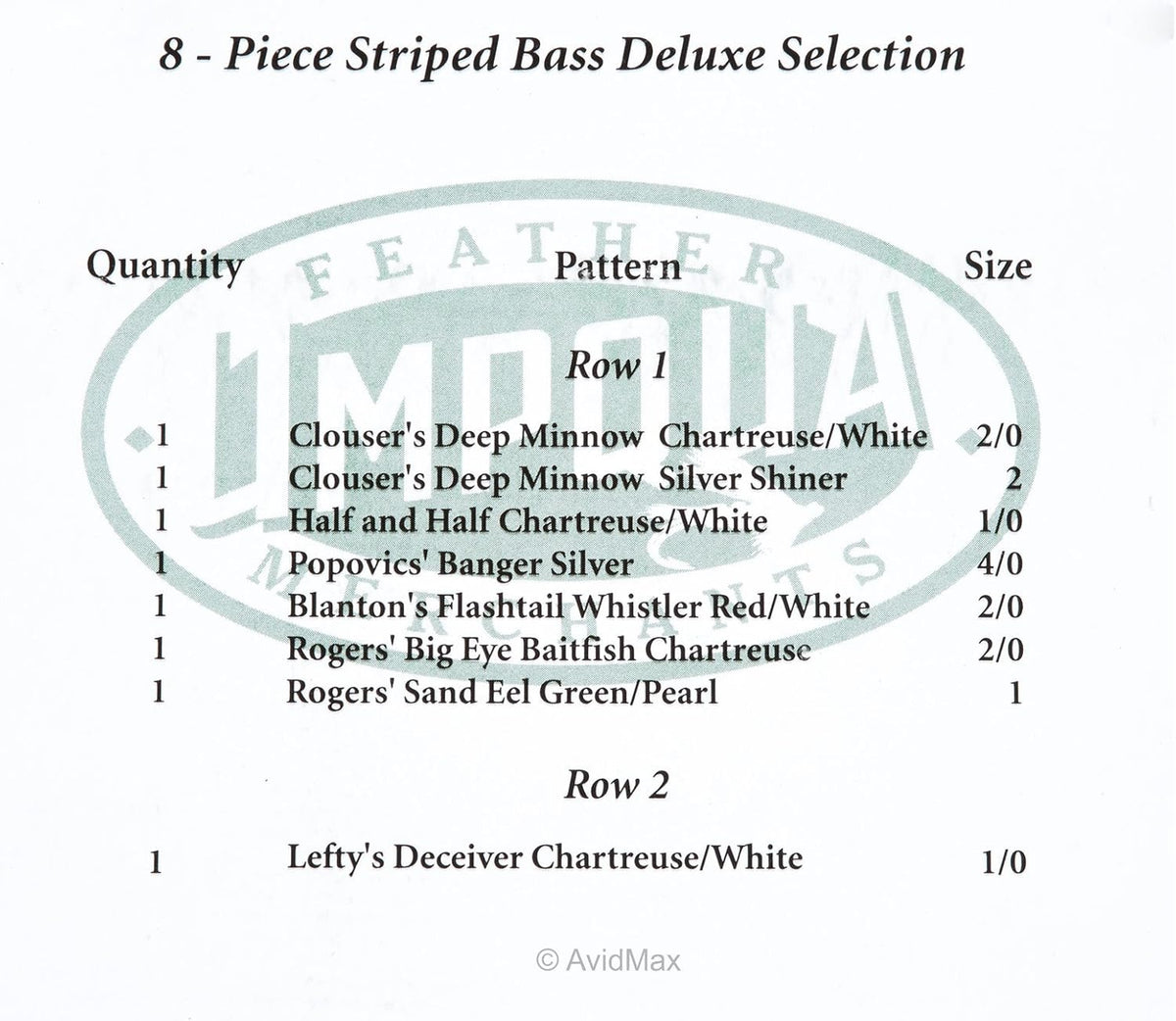 8 Flies Fly Selection V896