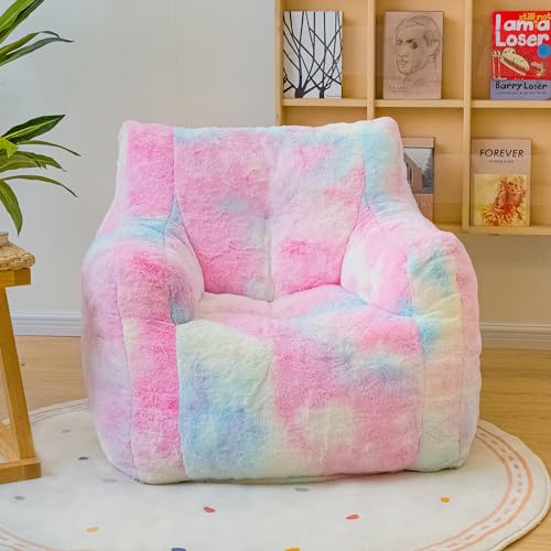 Faux Fur Memory Foam Bean Bag Chair V9623