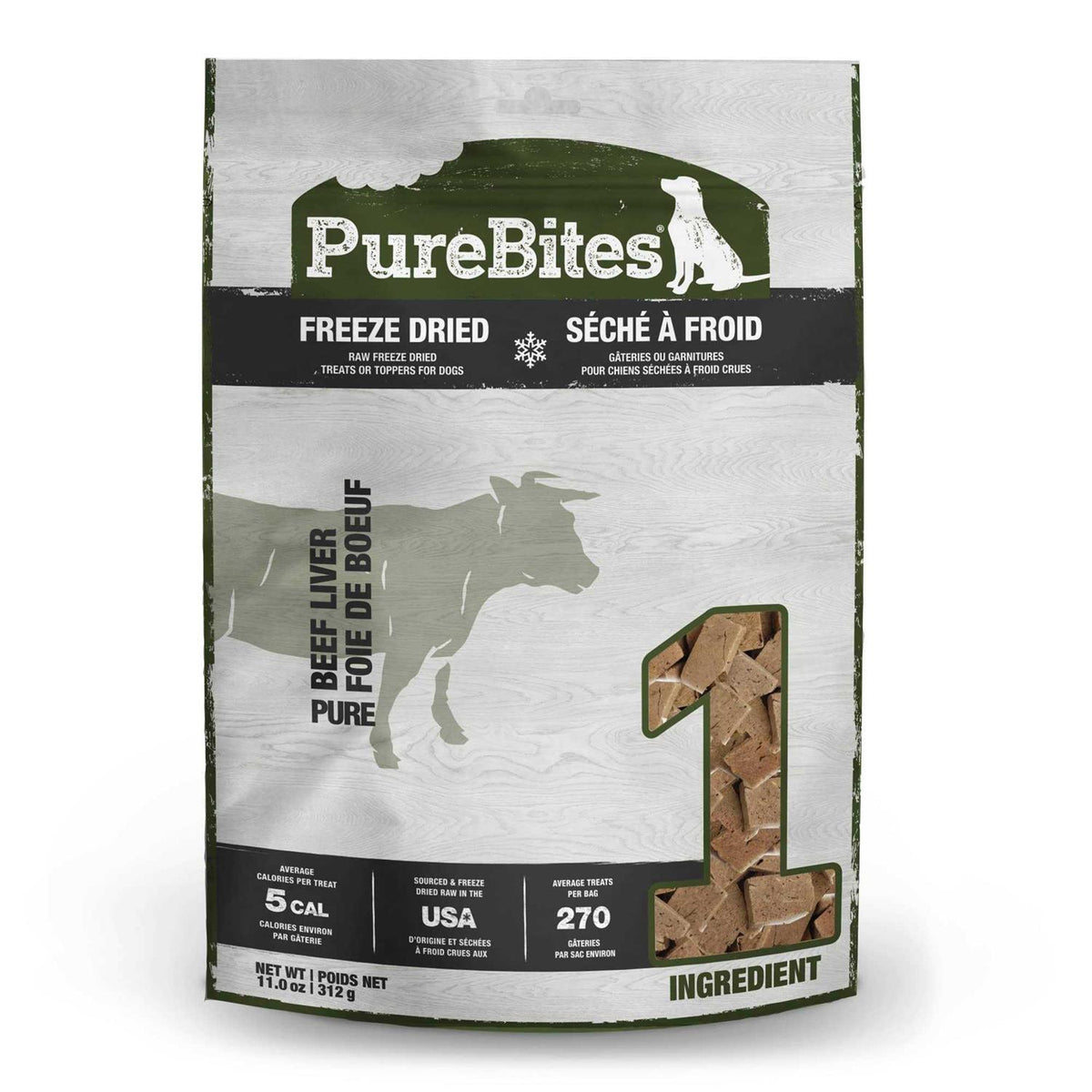 Freeze Dried Beef Liver Dog Treats M87561