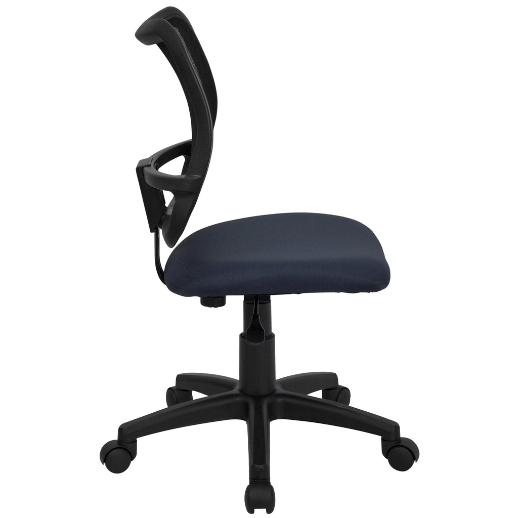 Navy Blue Mesh Swivel Task Office Chair T50777