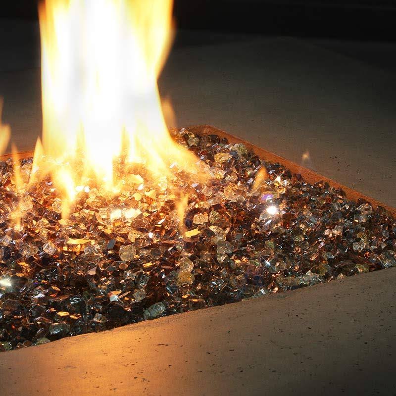 1/2x22 Ocean Deep Pre-Mixed Fire Glass (10 lbs) P661