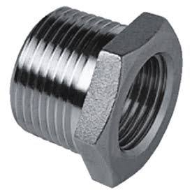 SS 304 Cast Pipe Fitting Hex Bushing NPT Male x Female 3 Pc T89507