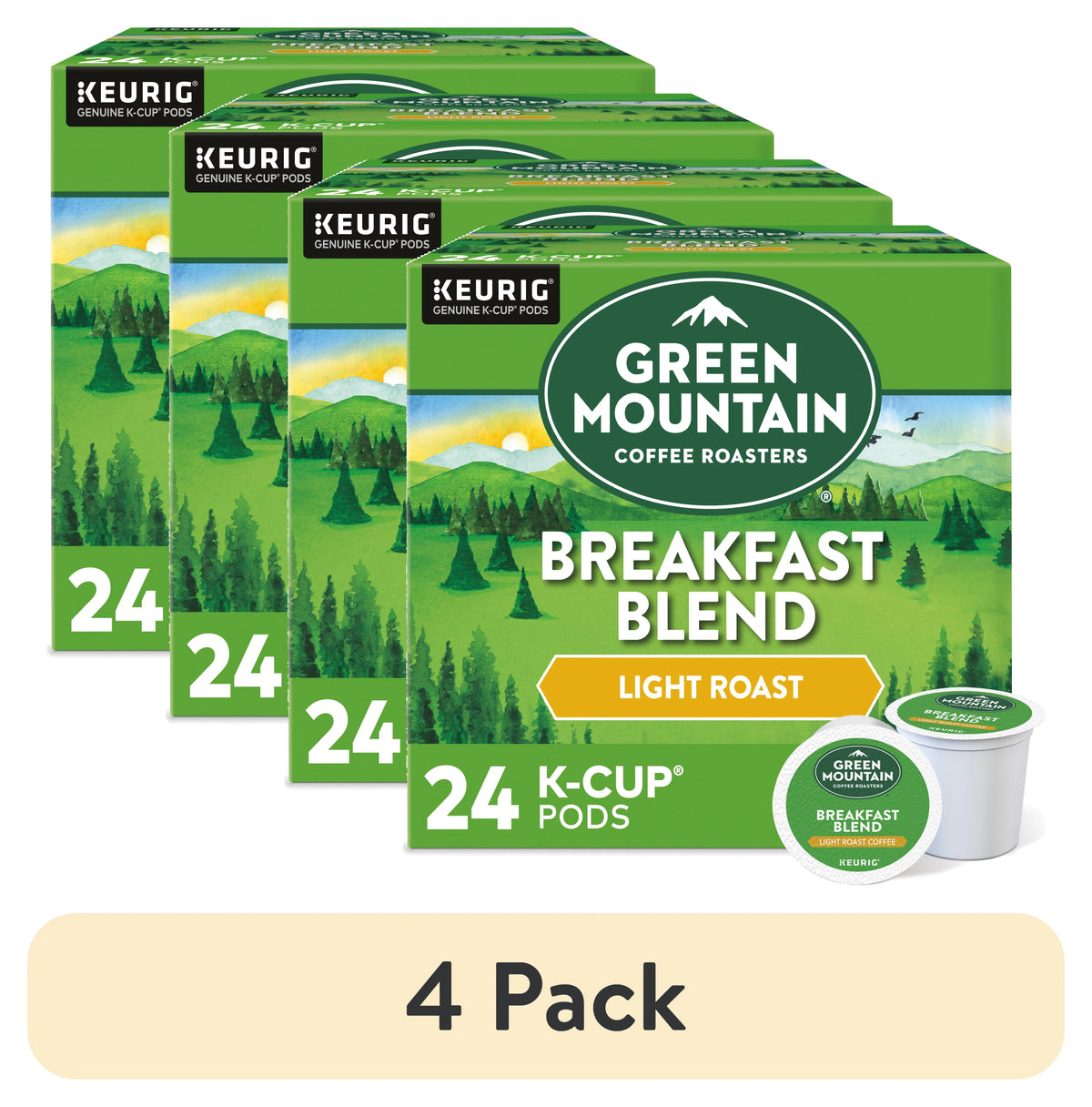 Light Roast K-Cup Coffee Pods, 24 Count L263739