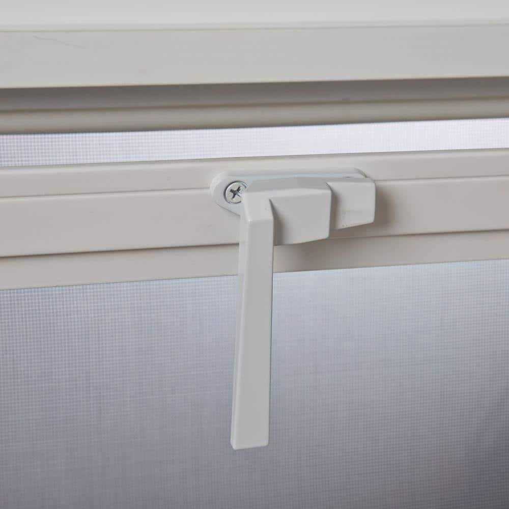 31.75 in. x 15.75 in. Hopper Vinyl Window with Screen L249