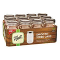 Smooth Sided Wide Mouth Pint Jar 12 Counts Y440659