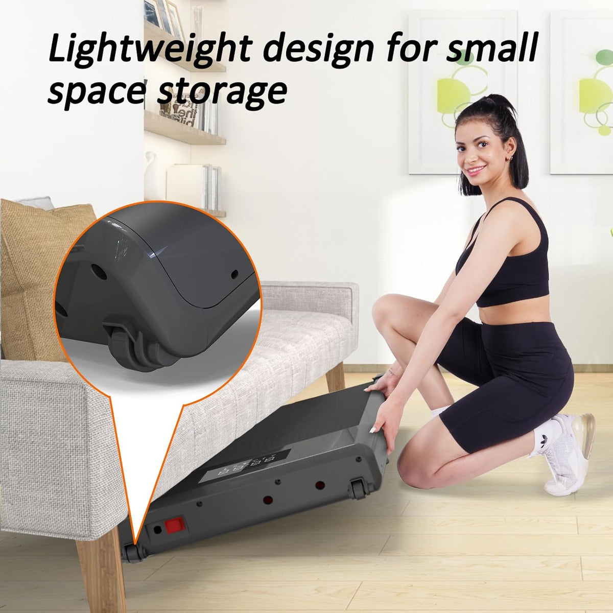 Walking Pad Treadmill with LED Display I897