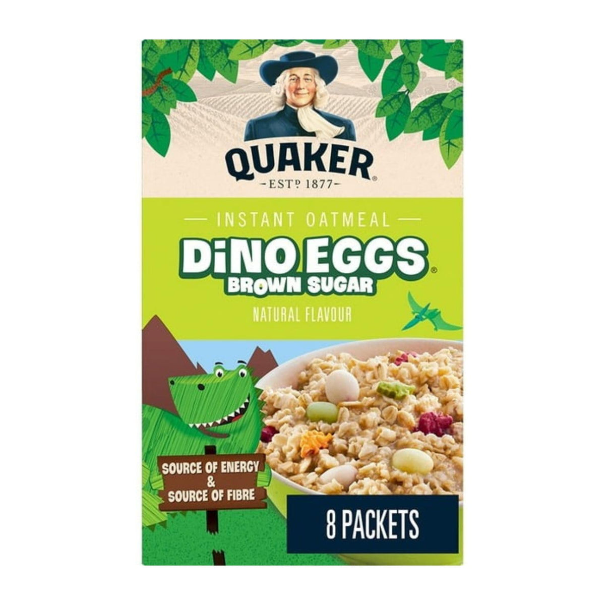 Dino Eggs Brown Sugar Instant Oatmeal, 10.7 oz (Pack of 2) C234019