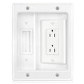 Recessed Outlet Box Cable Management Kit 15A 125V X137803