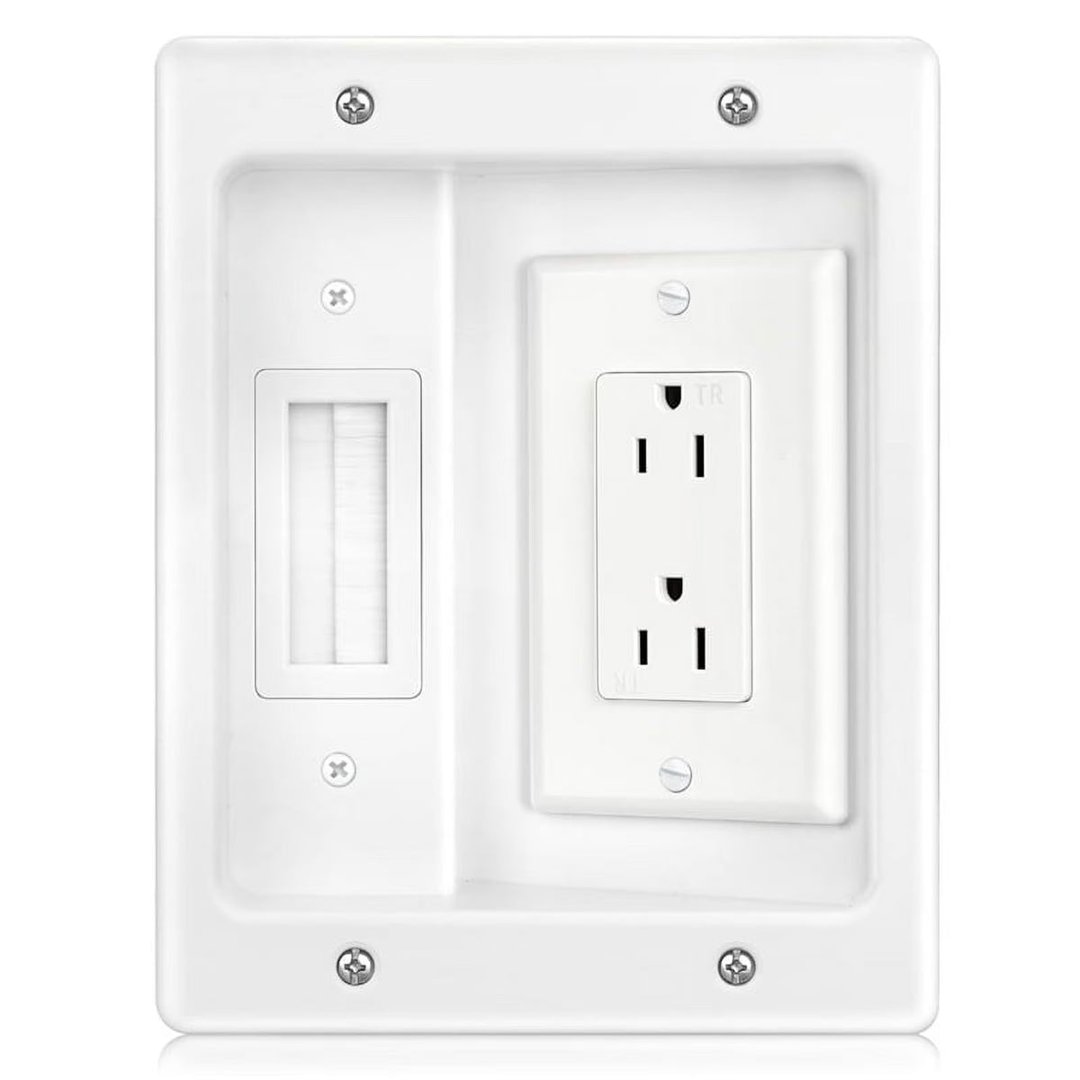 Recessed Outlet Box Cable Management Kit 15A 125V X137803
