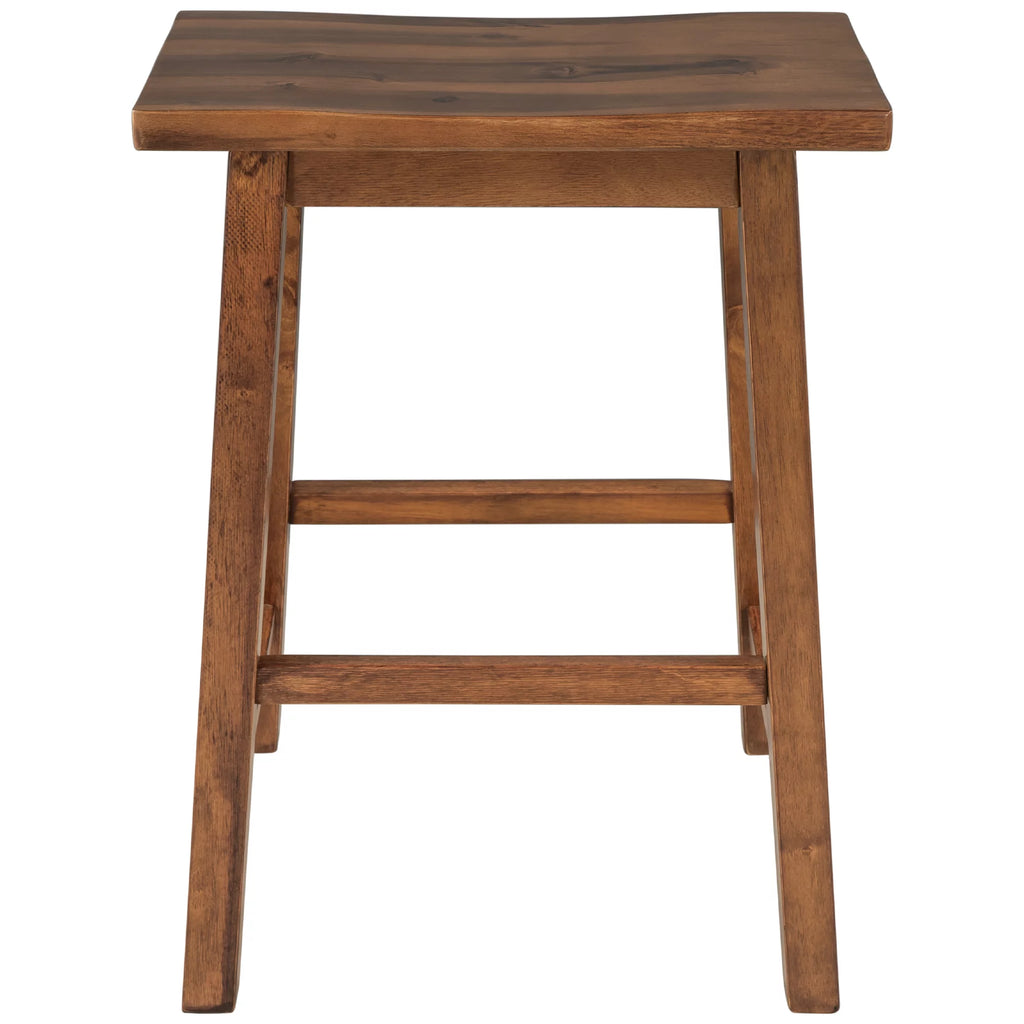 Set of 2 Solid Wood Counter-Height Stools K878