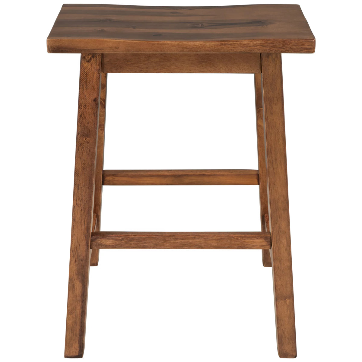 Set of 2 Solid Wood Counter-Height Stools K878