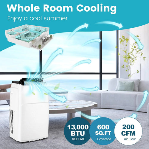 13000 BTU Smart Portable Air Conditioner & Heater V561061