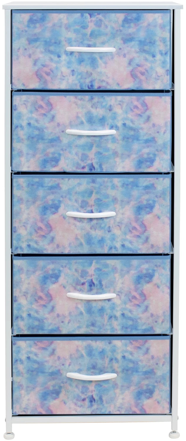 Fabric Dresser 5 Drawer W7495