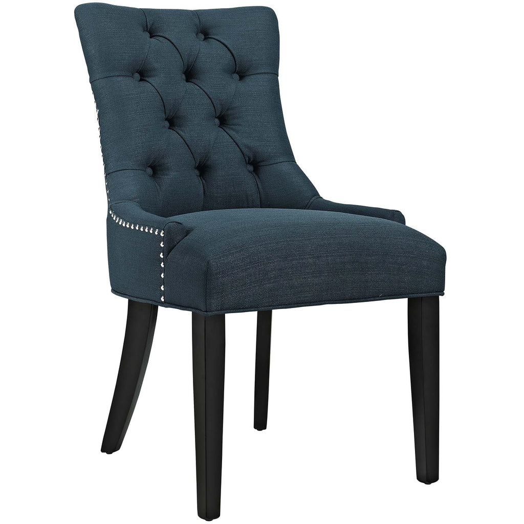 Navy Blue Fabric Dining Chair Set of 2 R6747