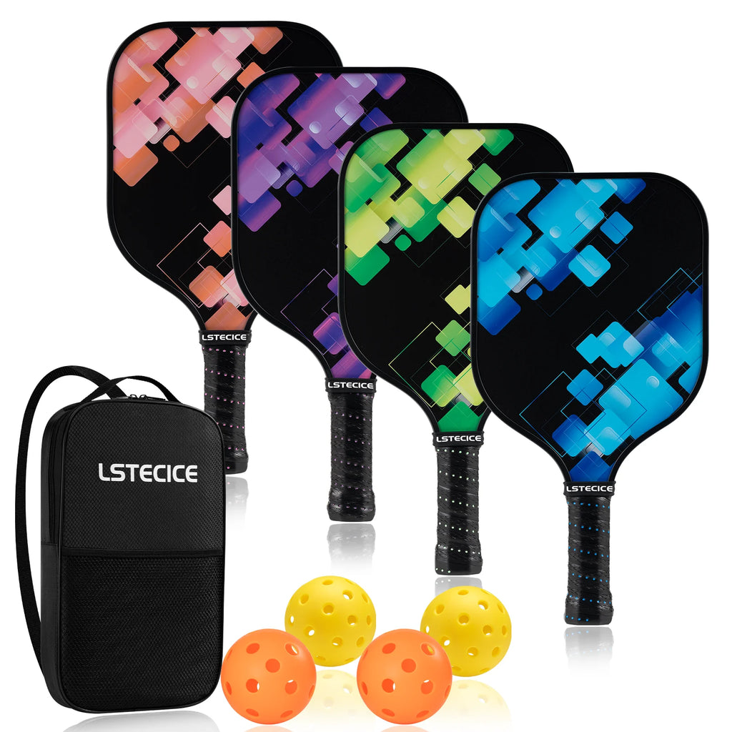 8oz Fiberglass Pickleball Paddles Set of 4 Z64602