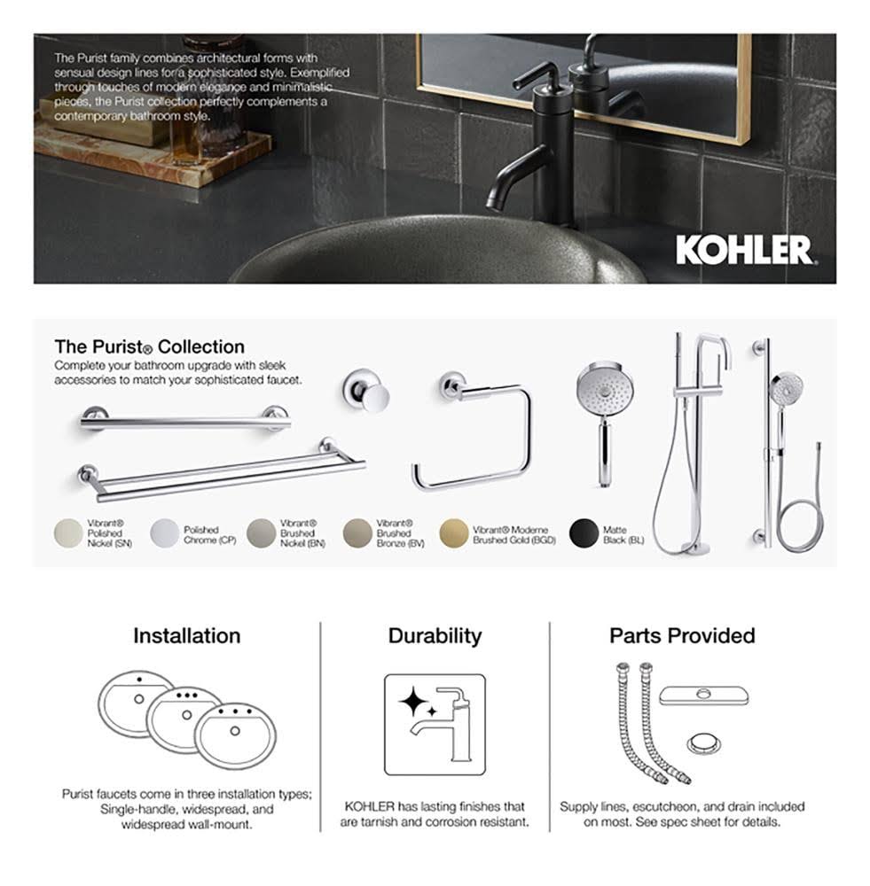 24x22 Double Towel Bar - Vibrant Polished Nickel J79207