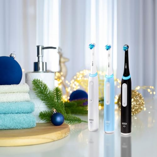 Blue Rechargeable Electric Toothbrush with 2 Brush Heads and Travel Case O861