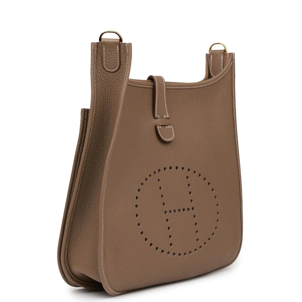 Etoupe Clemence Leather Bag P500