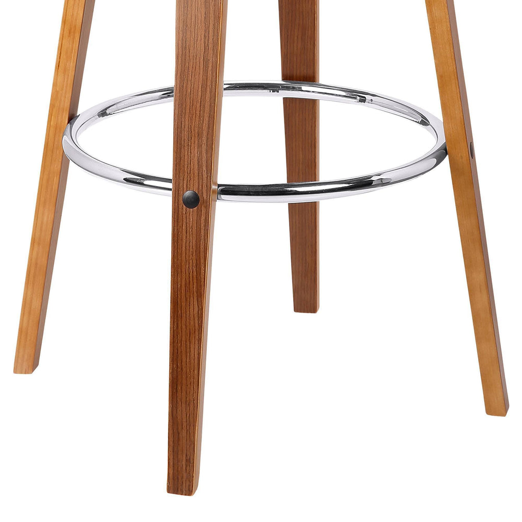 Brown Swivel Height Barstool M350