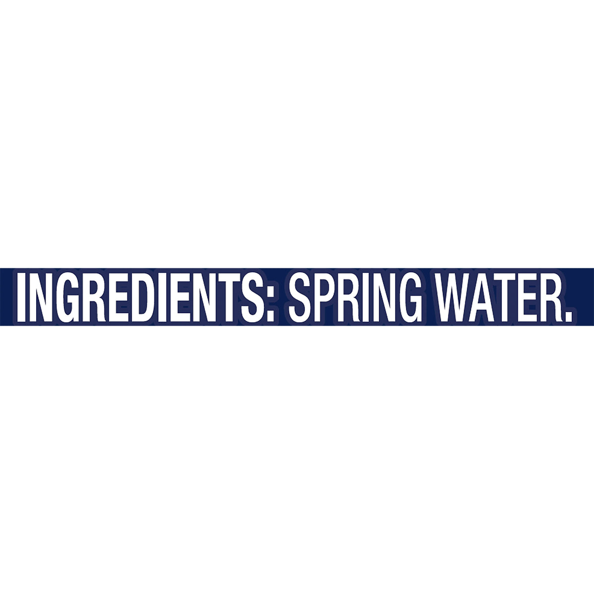 24 Pack Natural Spring Water 23.7 oz Plastic Bottles P667