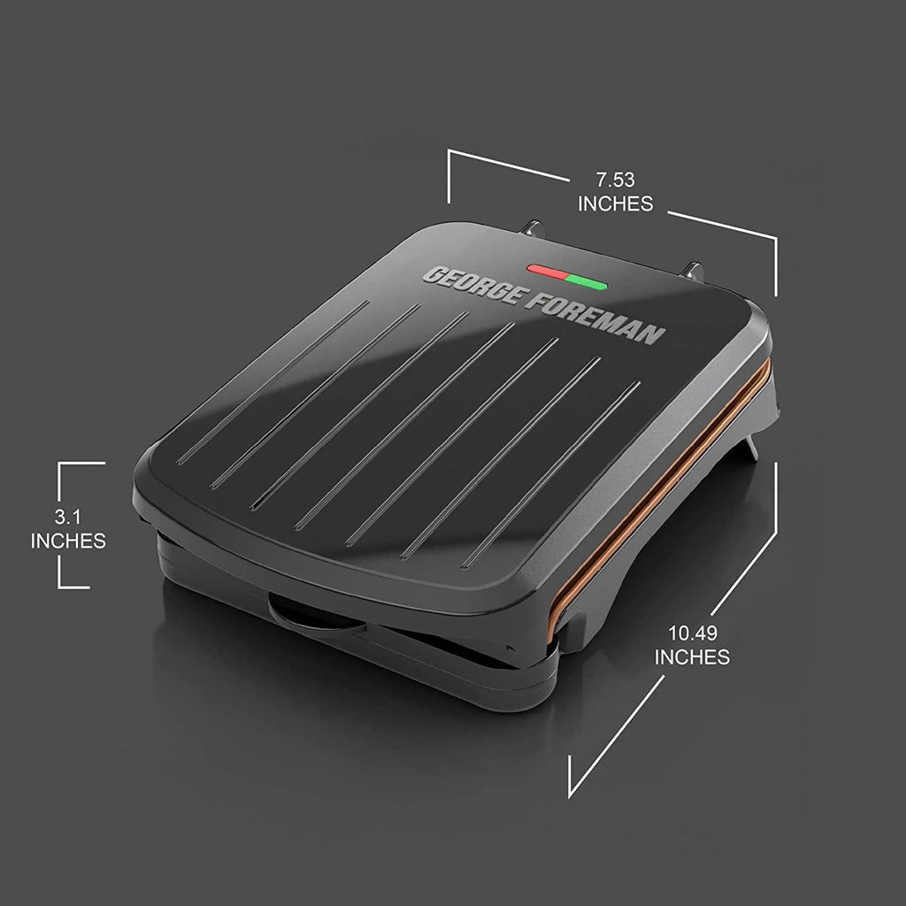 Black Electric Indoor Grill and Panini Press Q322