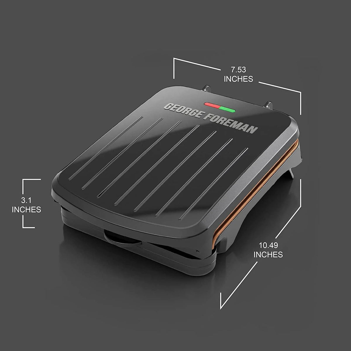 Black Electric Indoor Grill and Panini Press Q322