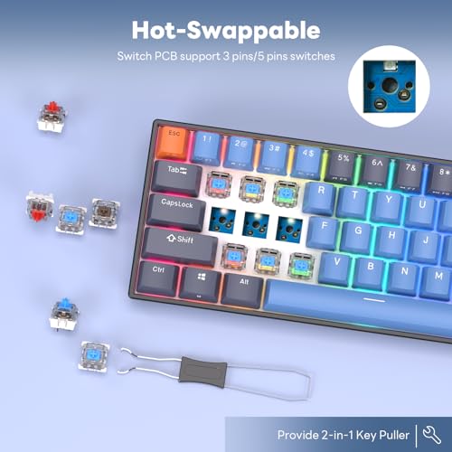 70% Layout Compact Hot Swappable Mechanical Keyboard V8429