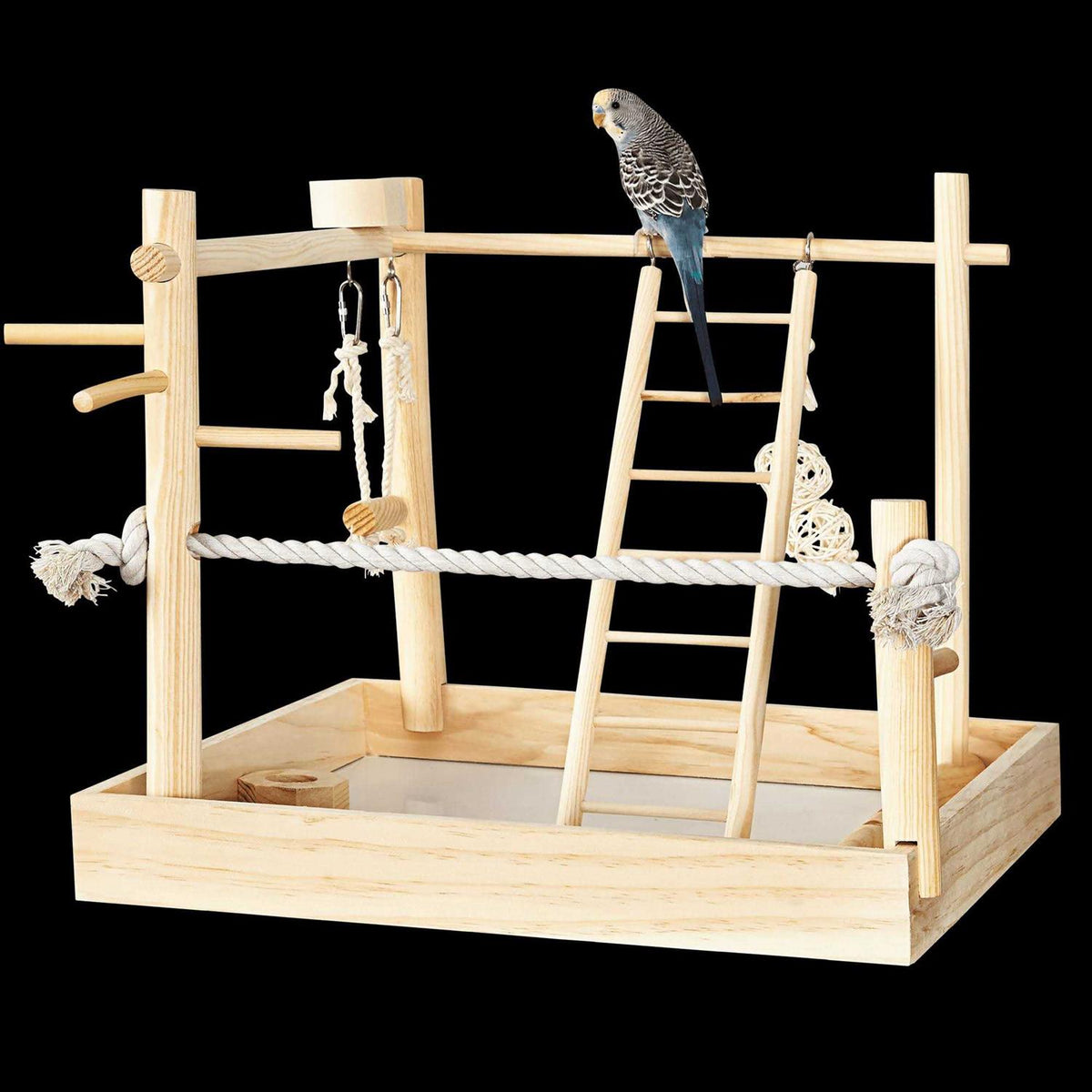 3 in 1 Playground for Birds 15 L x 15 W x 16 H O3890