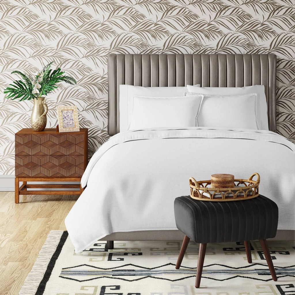 Velvet Channel Headboard California King F788538