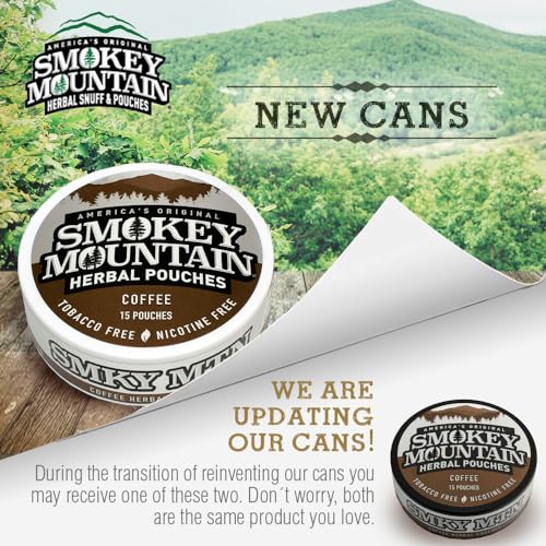 Nicotine-Free Tobacco-Free 5 Cans 15 Energy Pouches Per Can L870
