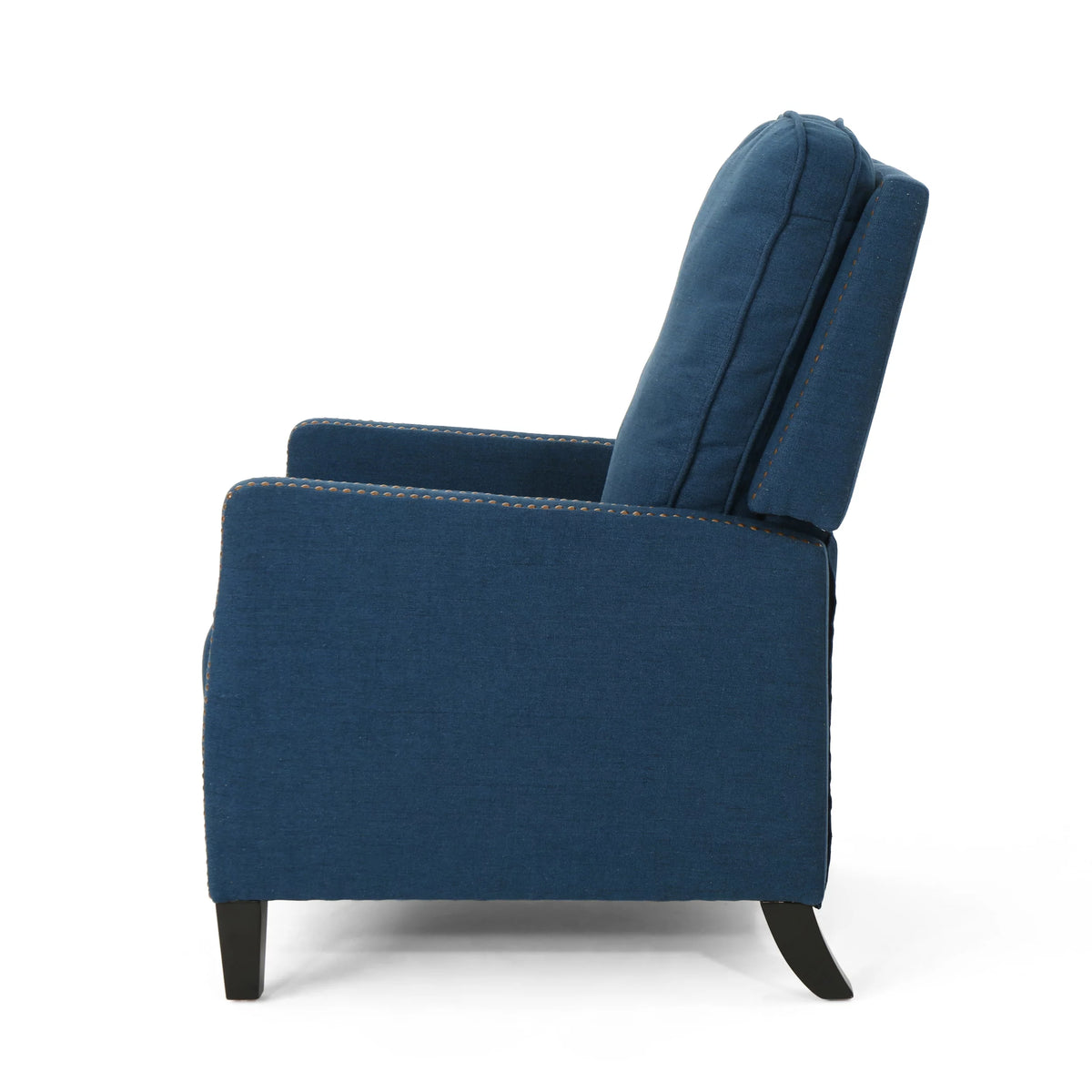 Navy Blue Fabric Recliner I889
