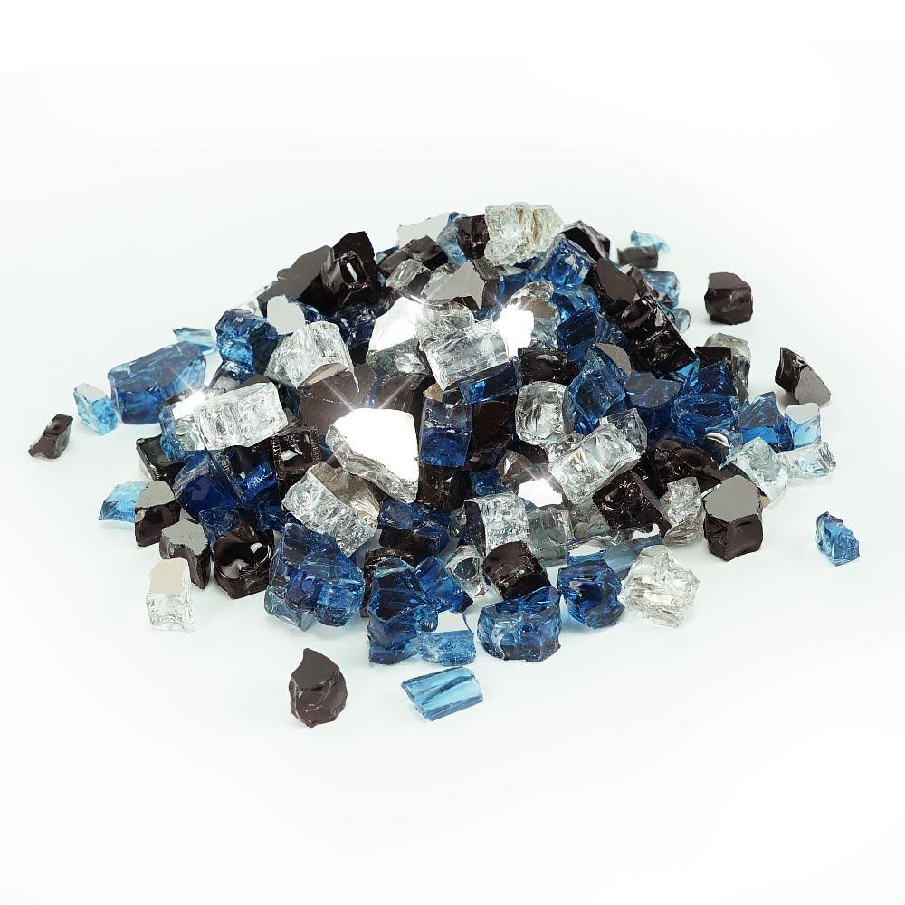 1/2x22 Ocean Deep Pre-Mixed Fire Glass (10 lbs) P661